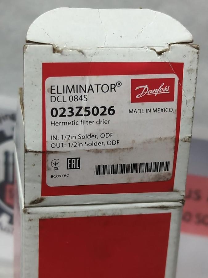 DANFOSS,023Z5026,HERMETIC FILTER DRIER 1/2 INCH NOS