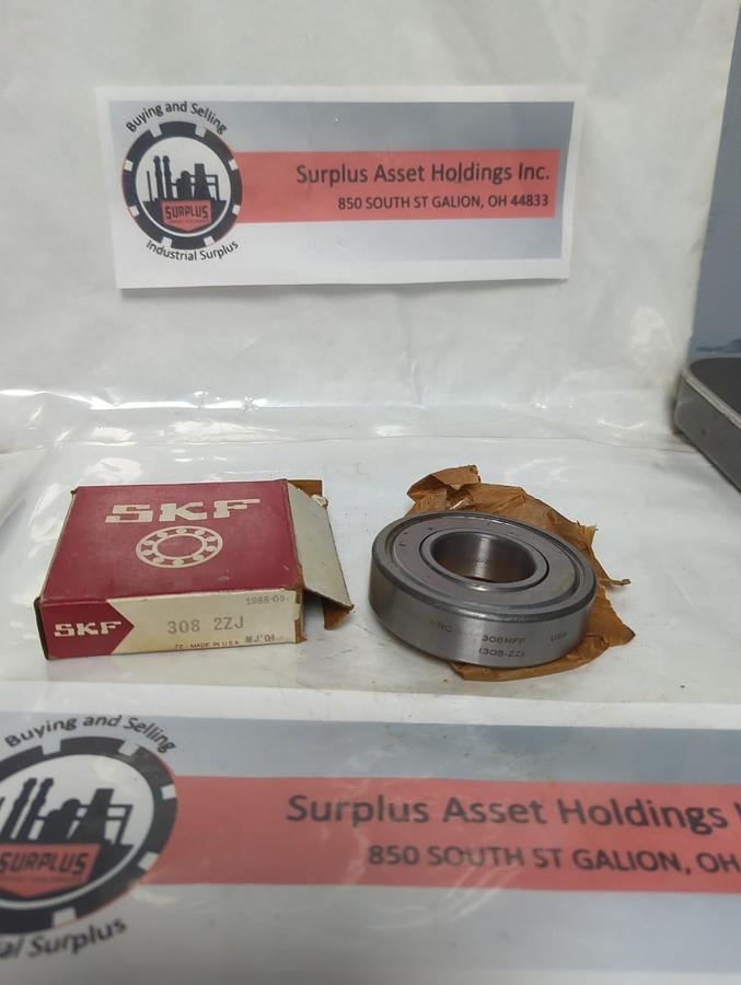 SKF,308 2ZJ,SHIELDED BALL BEARING NOS