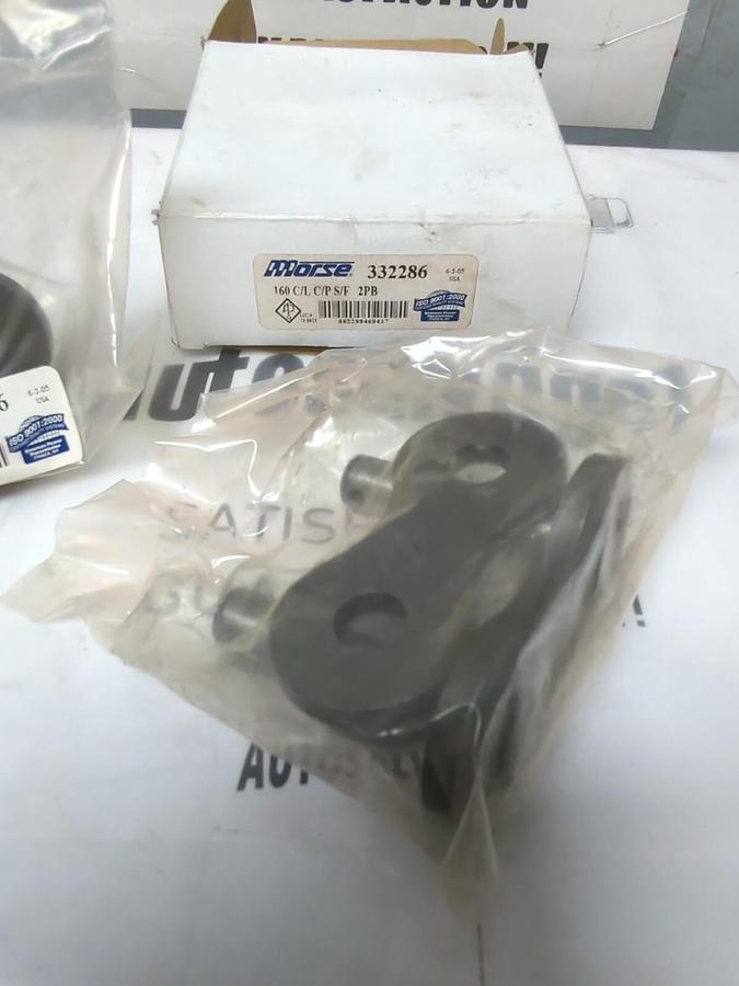 MORSE,332286,160 C/L C/P S/F 2INCH ROLLER CHAIN LINK  2-PCS NEW