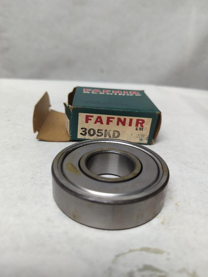 FAFNIR,305KD,DEEP GROOVE BALL BEARING SINGLE METAL SHIELD NOS