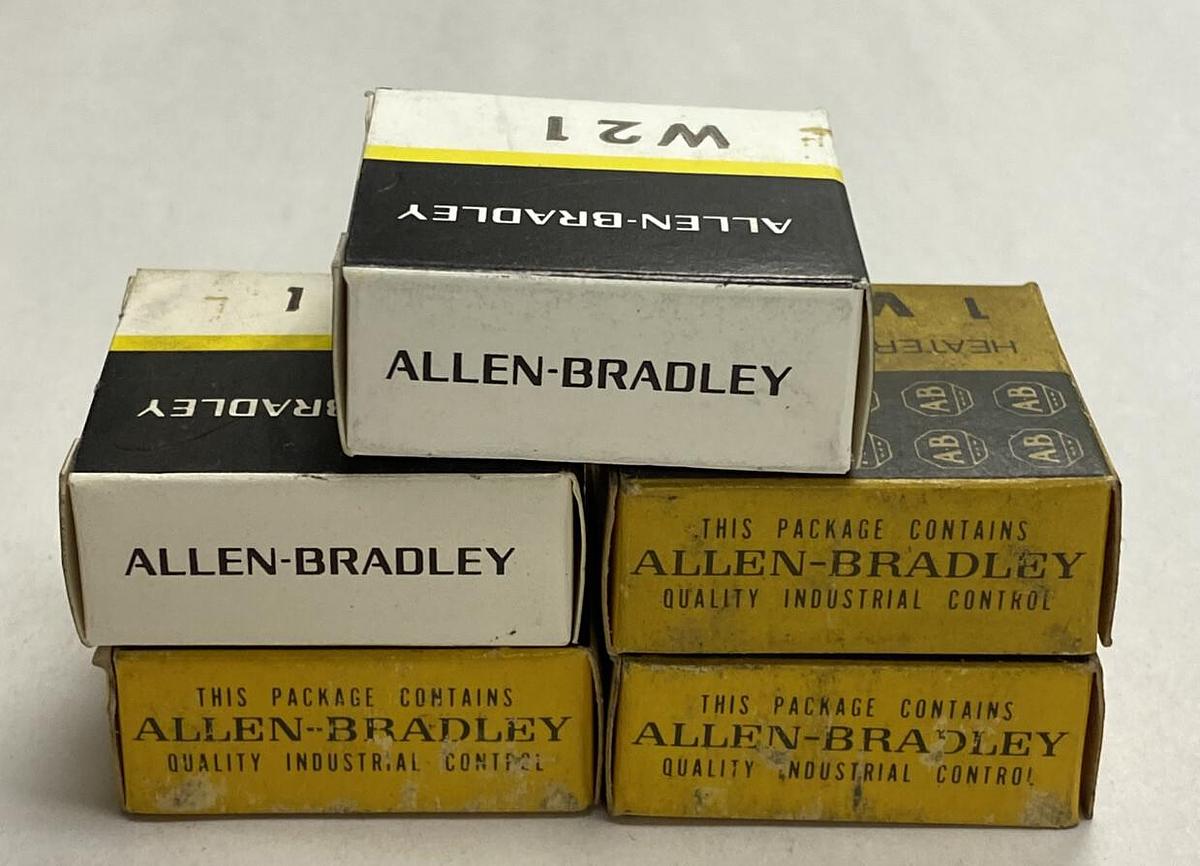 Allen-Bradley,W21,Lot Of 5 Heater New
