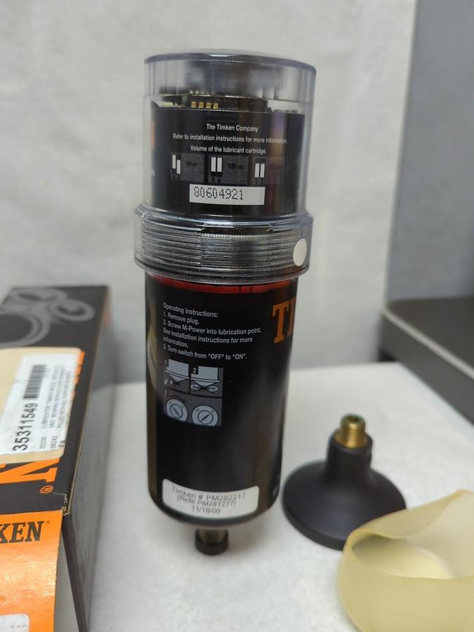 TIMKEN,PM282217,SINGLE POINT LUBRICATOR GREASE DISPENSING SYSTEM NOS