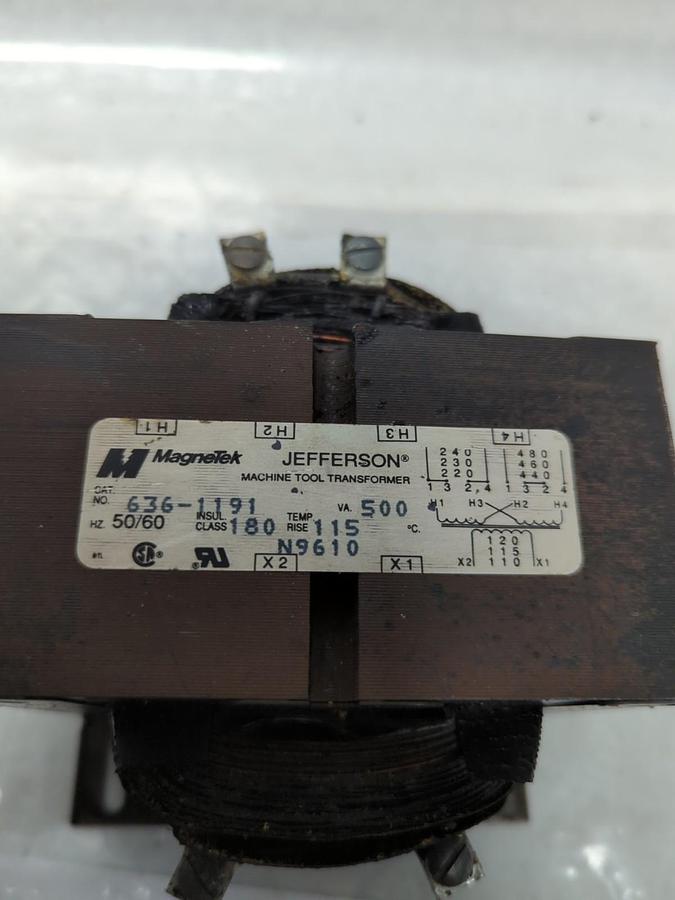 Used MAGNETEK,636-1191,TRANSFORMER CLASS 180 500VA 50/60HZ PRE-OWNED