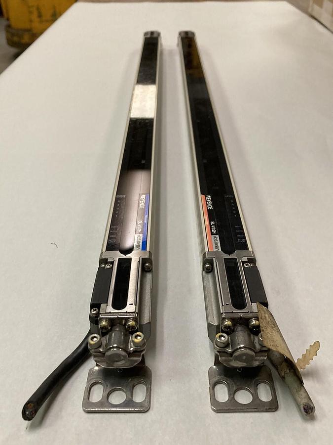 Used Keyence Sensor,SL-V32H,Light Curtain Transmitter with Receive 620MM 24V