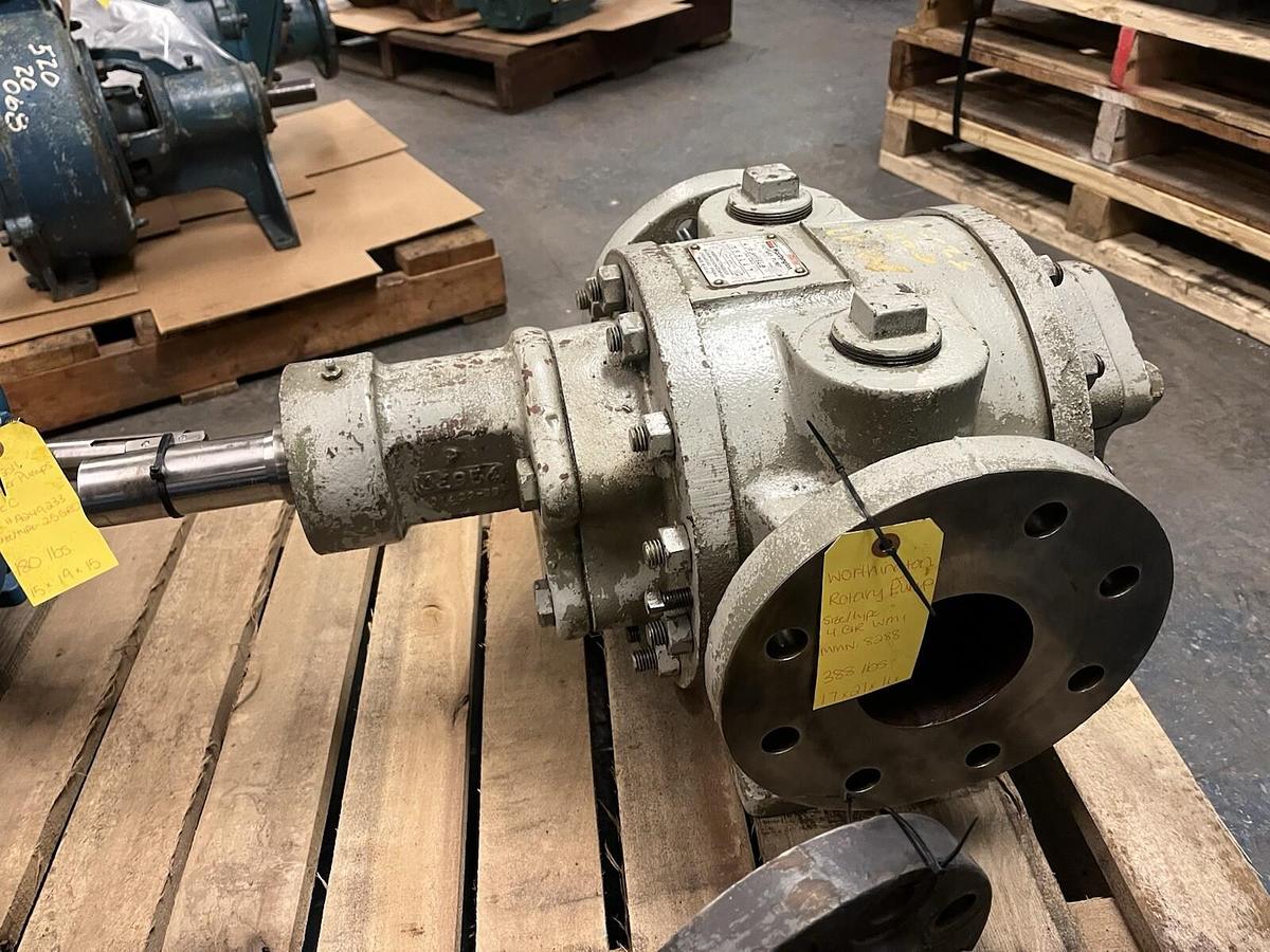 Used WORTHINGTON,4GRW-M1,ROTARY GEAR PUMP 4"