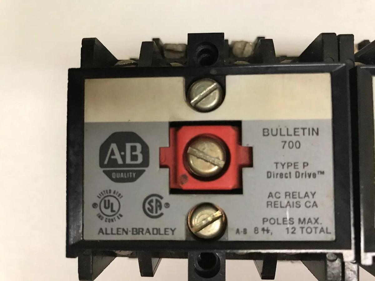Used Allen Bradley,700-P400A1,Type P Relay lot 3