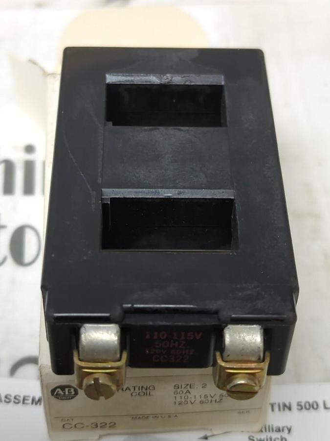 ALLEN BRADLEY,CC-322,SIZE-2 OPERATING COIL NOS
