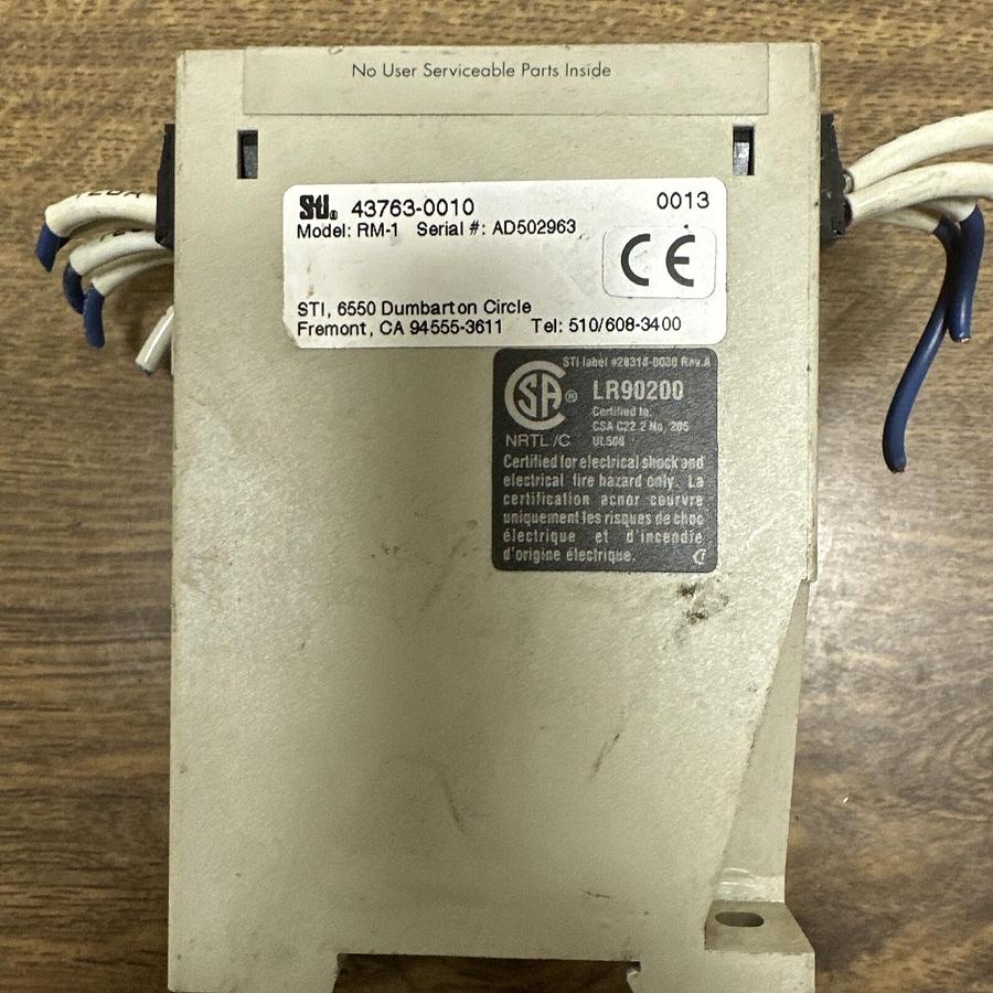 Used Omron Sti,RM-1 43763-0010, Safety Light Curtain Relay 250 VAC Scientific