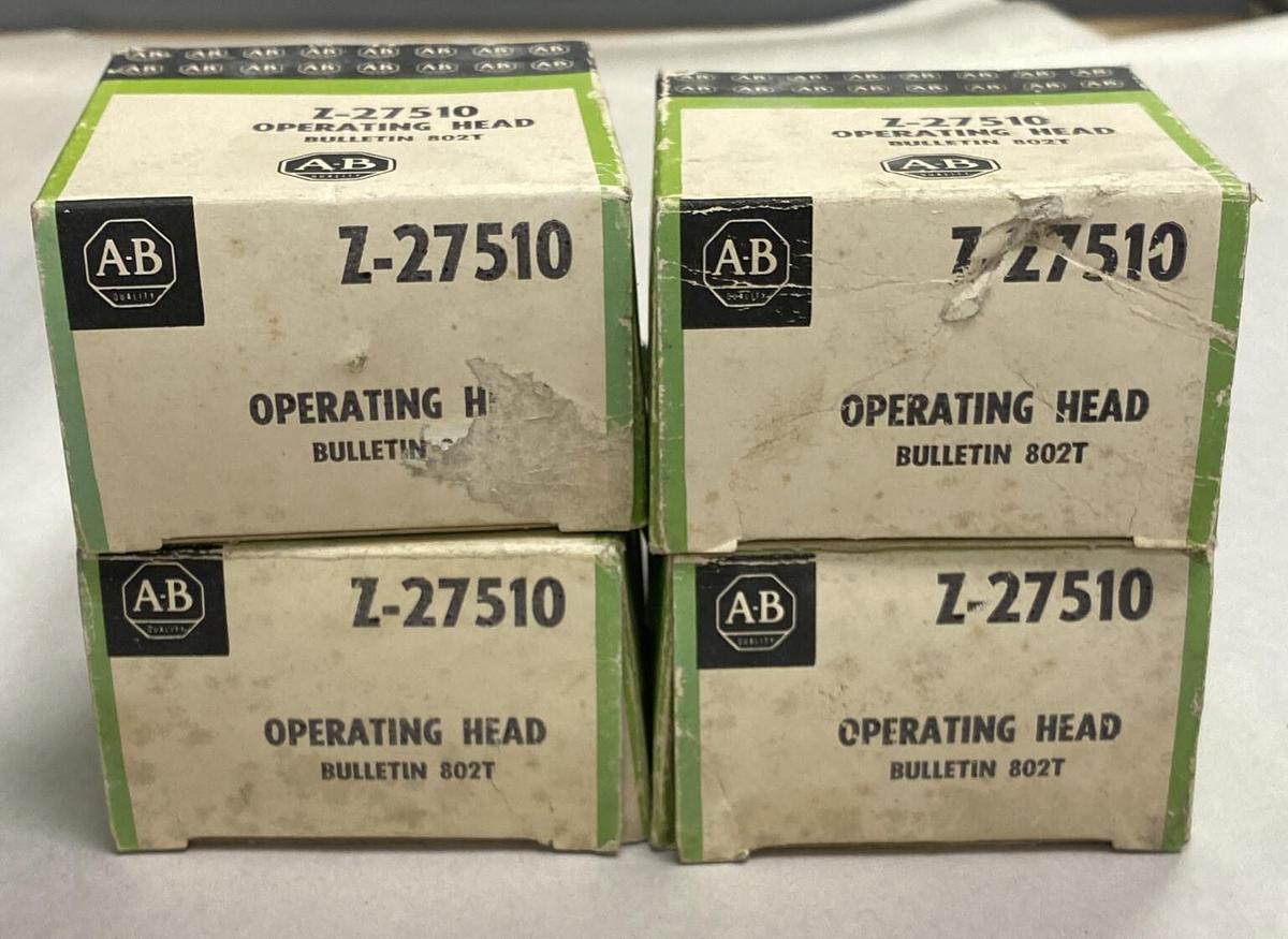 Allen-Bradley,Z-27510,Operating Head Lot Of 4 NOS