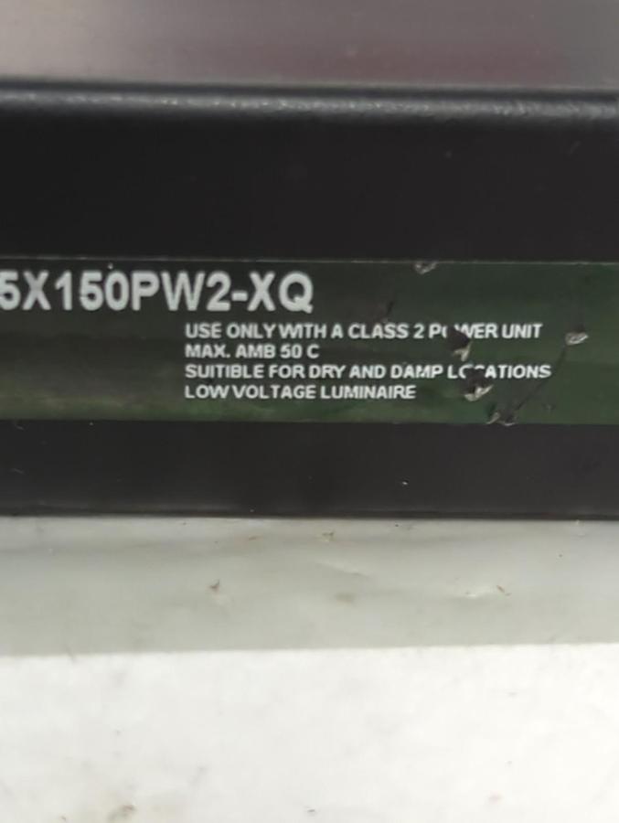 Used BANNER,LEDRB75X150PW2-XQ,BACK LIGHT 24VDC 550mA MAX PRE-OWNED