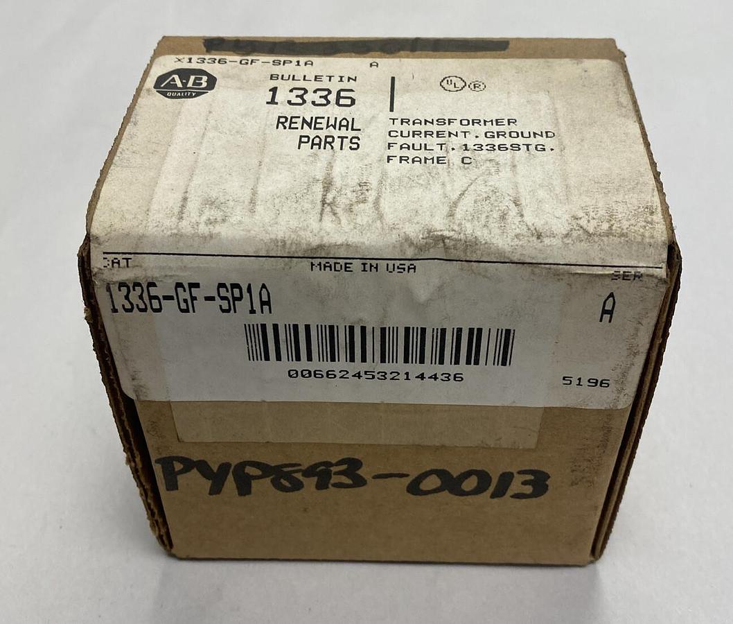 Used ALLEN BRADLEY,1336-GF-SP1A,SER A TRANSFORMER CURRENT NOS