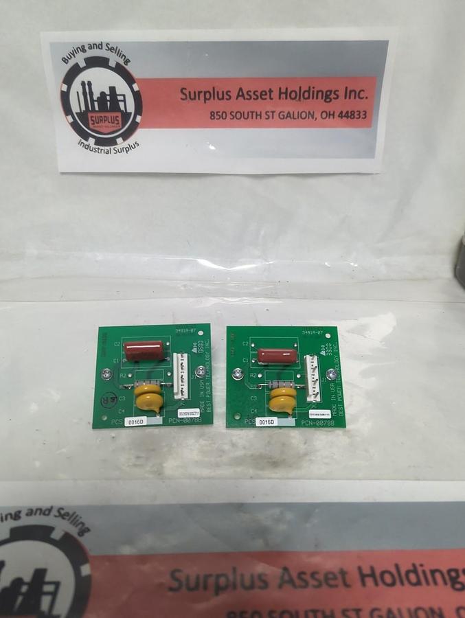 Used BEST POWER TECHNOLOGY,PNC-0078B,CIRCUIT BOARD LOT OF 2 PRE-OWNED