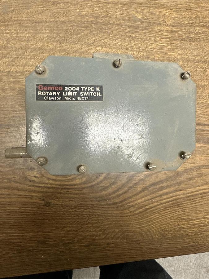Gemco,2004,Rotary Limit Switch Type K 4 Circuit