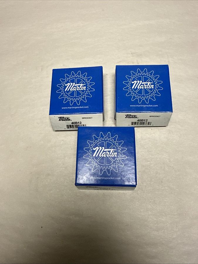 Used Martin,40B12,Sprocket LOT of 3