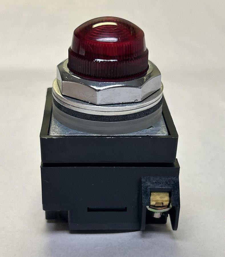GENERAL ELECTRIC,CR104PLG32R,RED INDICATOR LIGHT NOS
