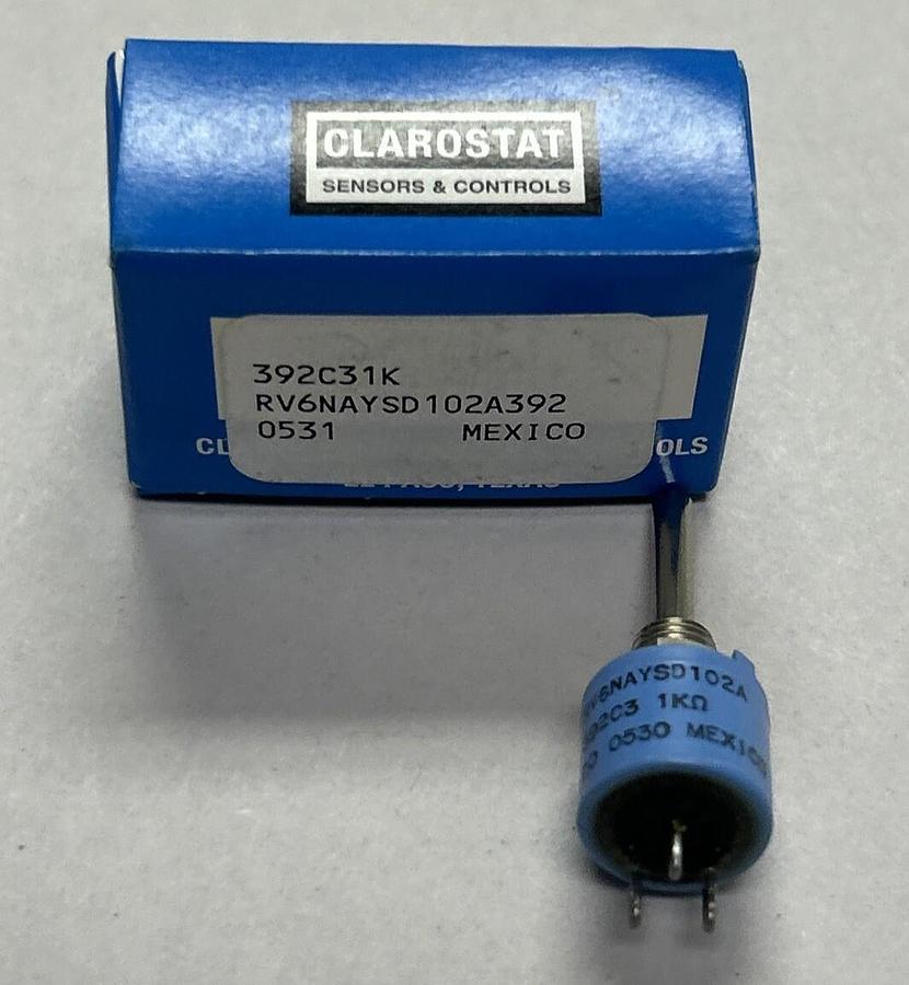 Used CLAROSTAT,392C31K,POTENTIONER NOS