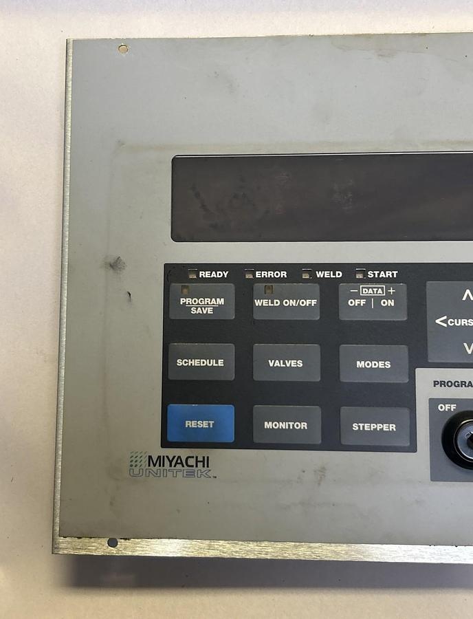 Used MIYACHI UNITEK,35258-01,OPERATING PANEL