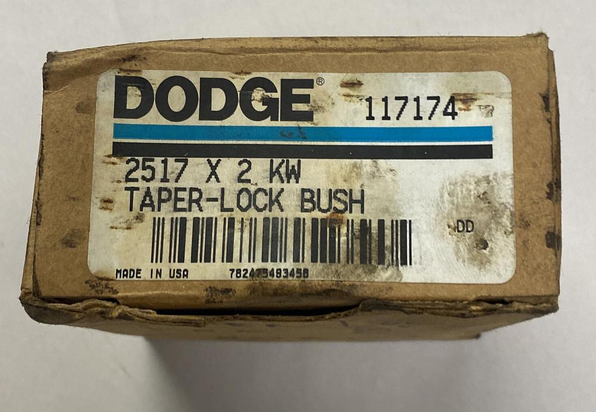 Dodge Dodge,117174,Taper Lock Bushing 2517 x 2 KW NOS