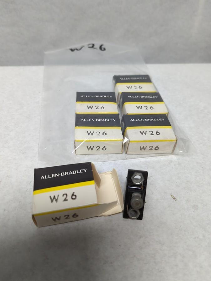 ALLEN BRADLEY,W26,THERMAL OVERLOAD HEATER LOT OF 6 NOS