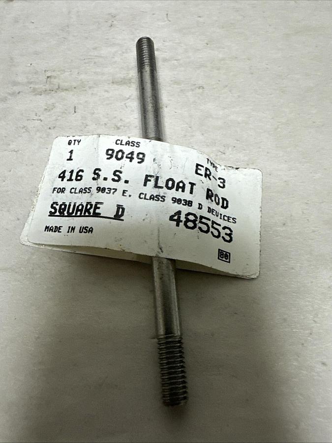 Square D,9049-ER-3,48553 SS Float Rod  LOT of 3