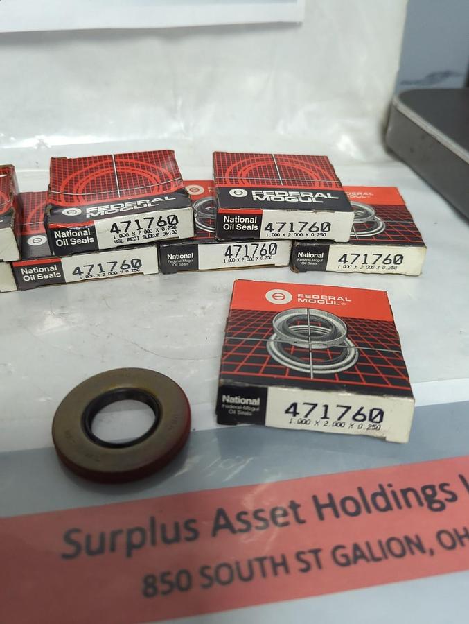 NATIONAL OIL SEAL,471760,OIL SEAL 1.X2X.25 LOT OF 8 NOS