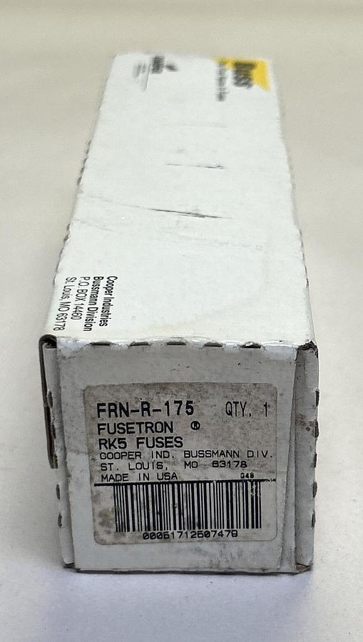 Used COOPER BUSSMANN,FRN-R-175,FUSETRON FUSE 175A NEW