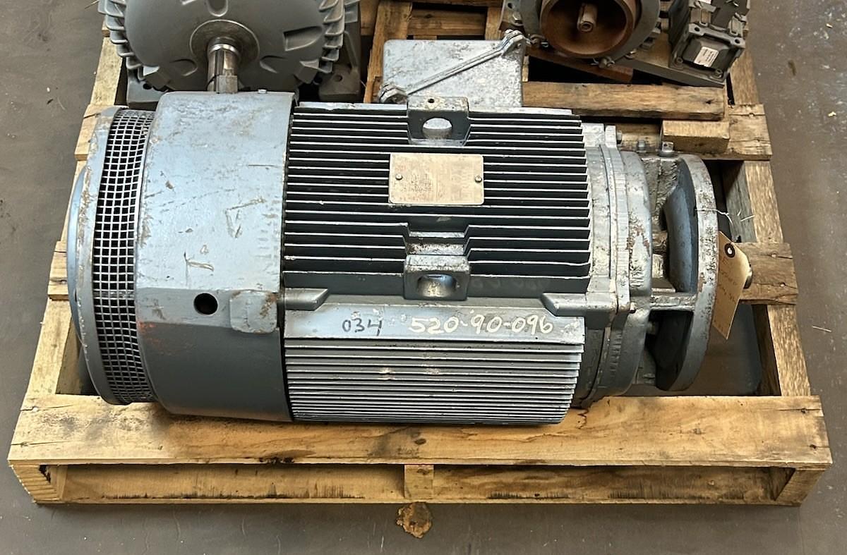 Used GE,5K254FP239E,VERTICAL MOTOR 15HP 230/460V 1750RPM 3PH L254HP10 FRAME