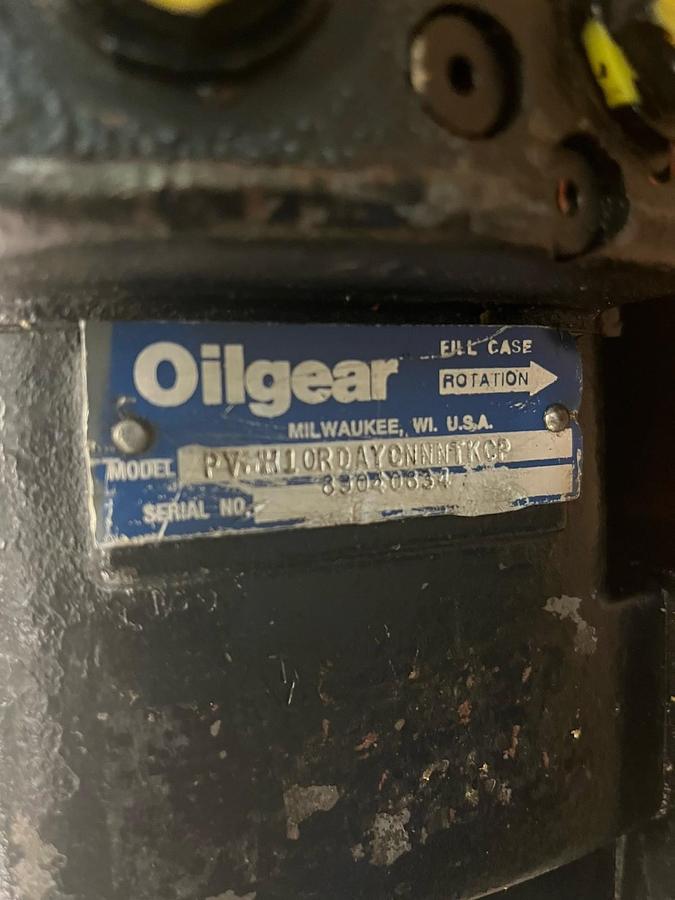 Used OIL GEAR,PVWH-10-RDAY-CNNN-TK-CP,HYDRAULIC PISTON PUMP