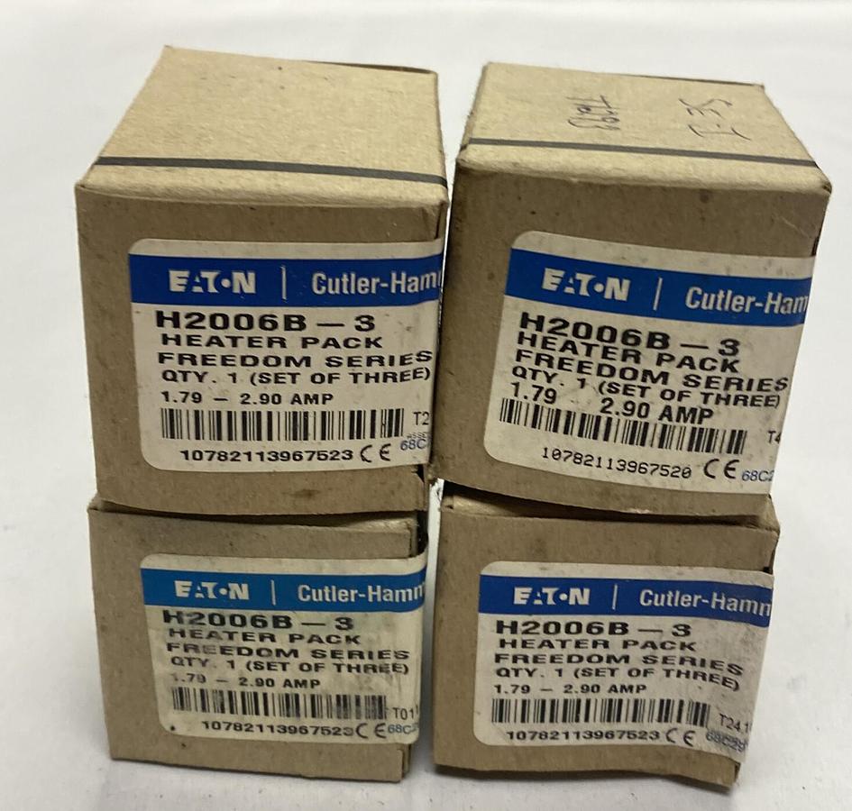 Eaton Cutler-Hammer,H2006B-3,Heater Pack Lot Of 12 NOS