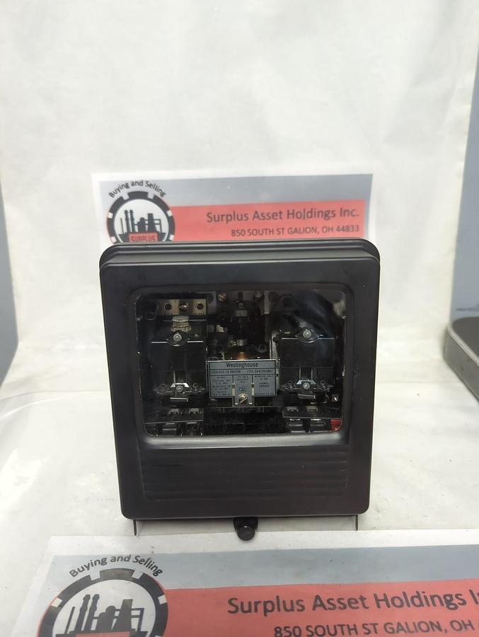Used WESTINGHOUSE,C0 8H111N,OVERCURRENT RELAY UNIT STYLE 264C900A07 PRE-OWNED
