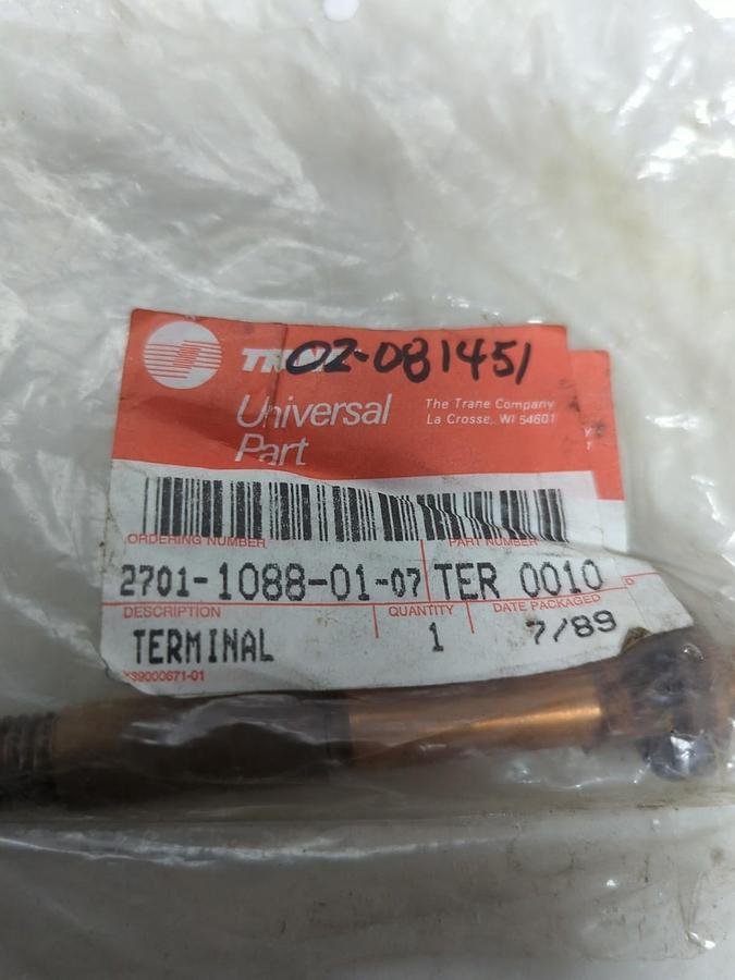 TRANE,2701-1088-01-07,COMPRESSOR TERMINAL STUD TER 0010 NEW