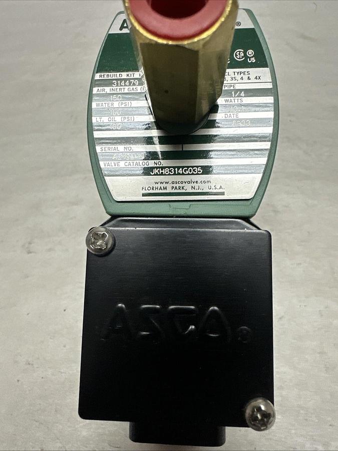 Used Asco,JKH8314G035,Solenoid Valve