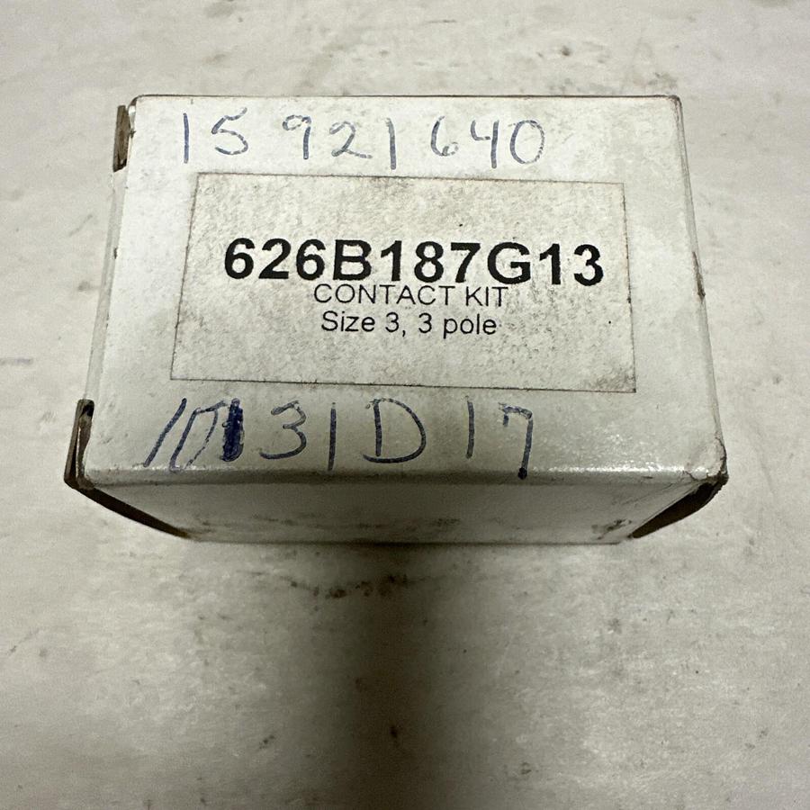 Used Cutler-Hammer,626B187G13,SIze 3 Contact Kit 3 Pole