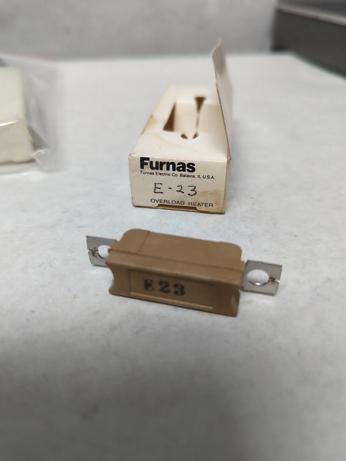 FURNAS,E-23,THERMAL OVERLOAD HEATER ELEMENT LOT OF 2 NOS