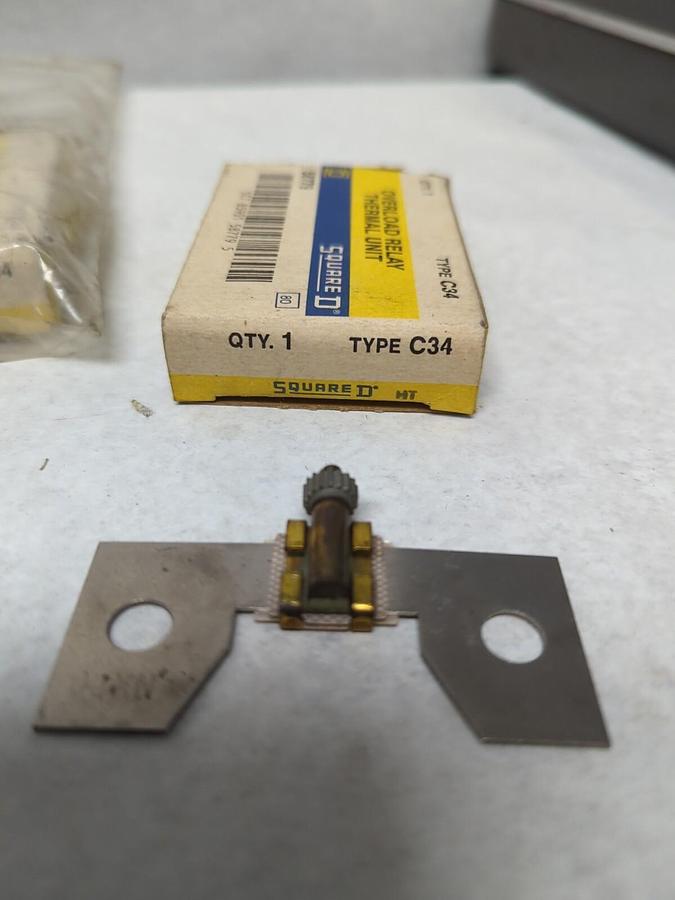 SQUARE D,C34,THERMAL OVERLOAD HEATER ELEMENT LOT OF 4 NOS