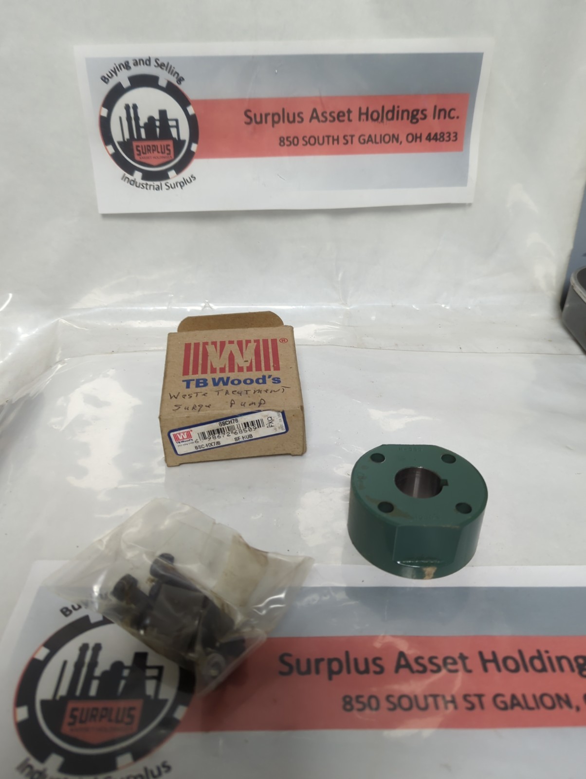 TB WOOD'S,6SCH78,SURE FLEX HUB 6SC-HX7/8 NOS