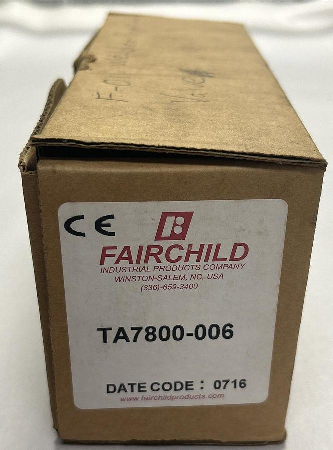 Used FAIRCHILD INDUSTRIAL,TA7800-006 I/P E/P, TRANSDUCER NEW