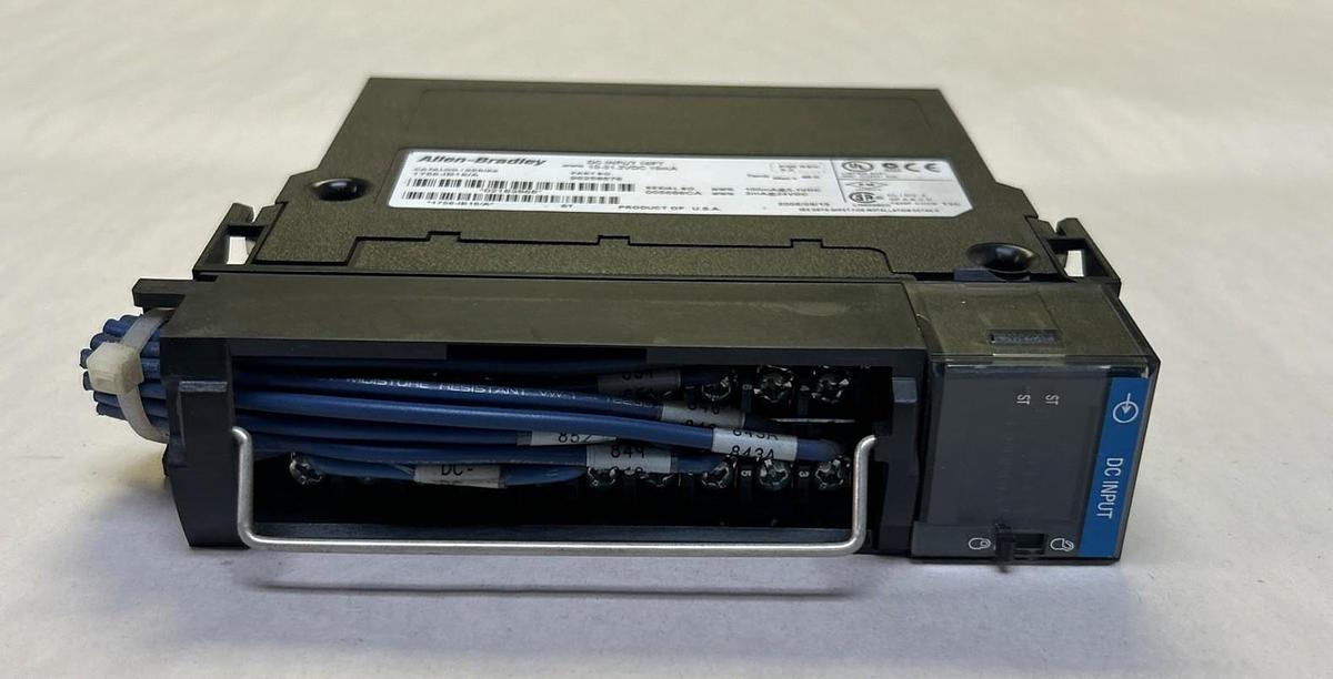 Used ALLEN BRADLEY,1756-IB16/A,DC INPUT MODULE