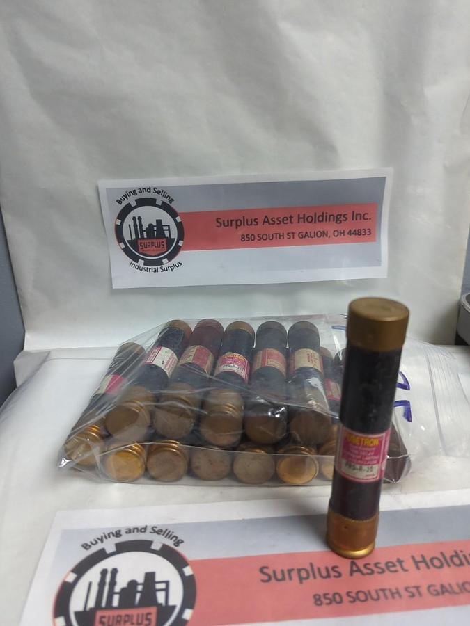 Used COOPER BUSSMANN,FRS-R-35,FUSETRON FUSE 35 AMP LOT OF 14 PRE-OWNED