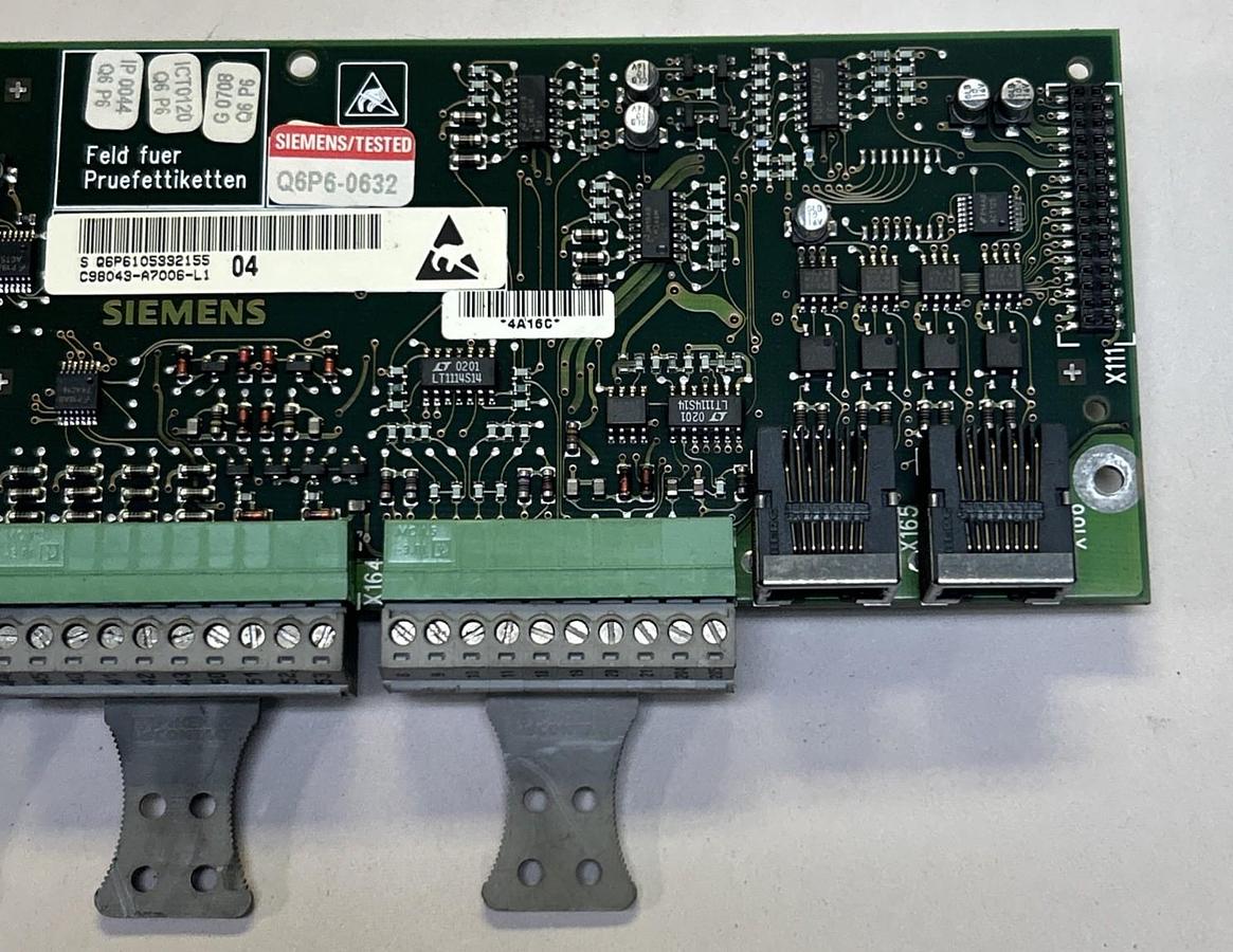 Used SIEMENS,C98043-A7006-L1,TERMINAL EXPANSION BOARD