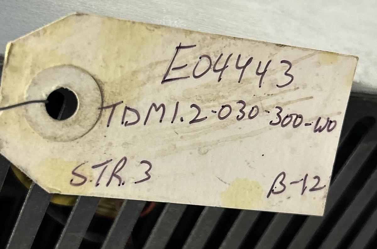 Used INDRAMAT,TDM1.2-030-300-W0,AC SERVO CONTROLLER