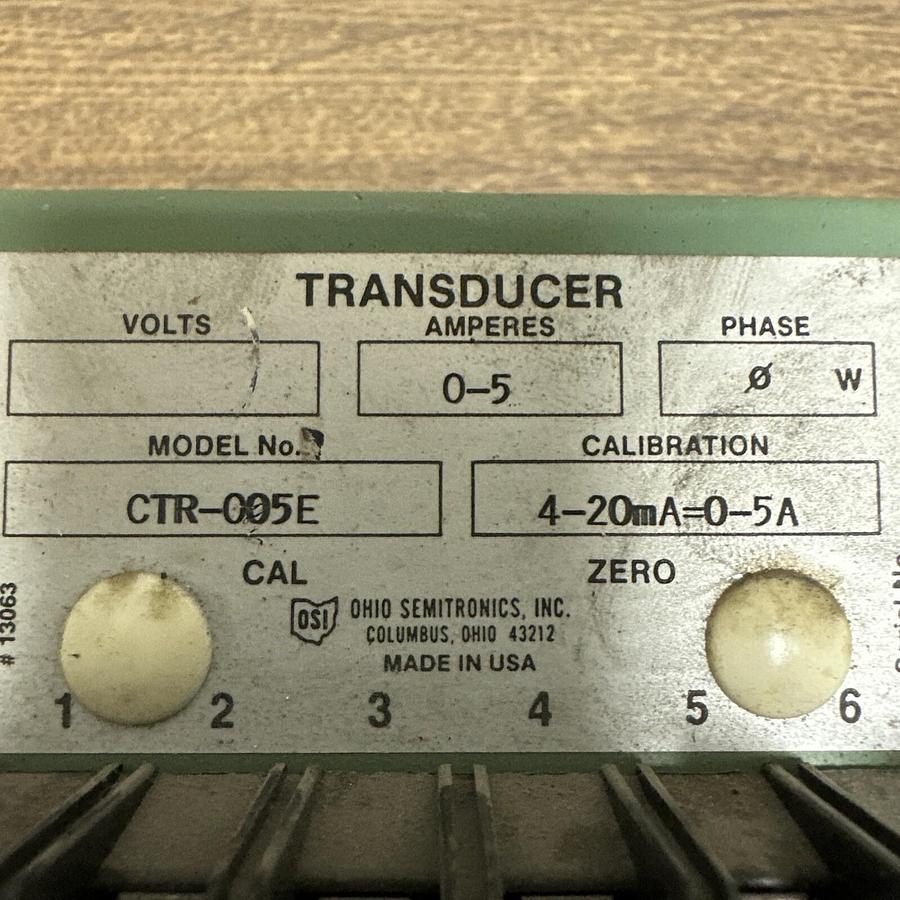 Ohio Semitronics,CTR-005E,Transducer