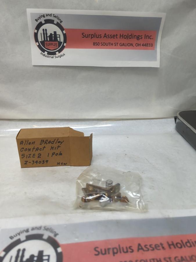ALLEN BRADLEY,Z-34039,CONTACT KIT 1-POLE SIZE 2 NOS