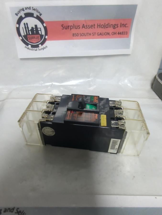 Used FUJI,BB3EEB-075,AUTO CIRCUIT BREAKER EA103B 3-POLE 75 AMP PRE-OWNED