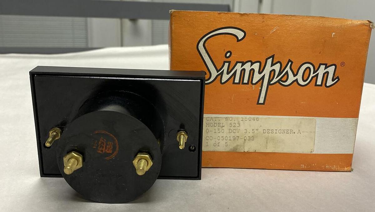 Used Simpson,15046,Panel Meter New In Box
