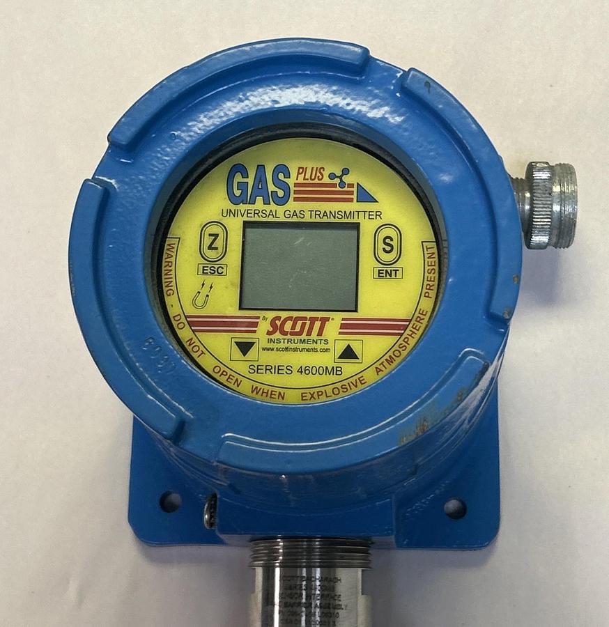 Used SCOTT INSTRUMENTS,4600MB,GAS PLUS UNIVERSAL GAS TRANSMITTER