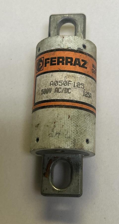 Used FERRAZ,A050F125,FUSE 125A 500V