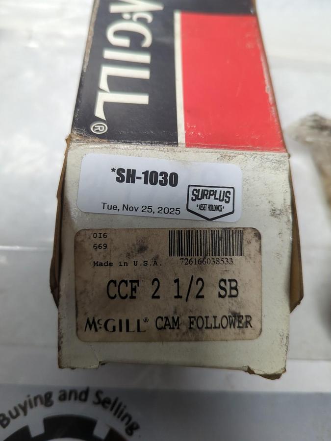 MCGILL,CCF 2-1/2SB,CAM FOLLOWER NOS