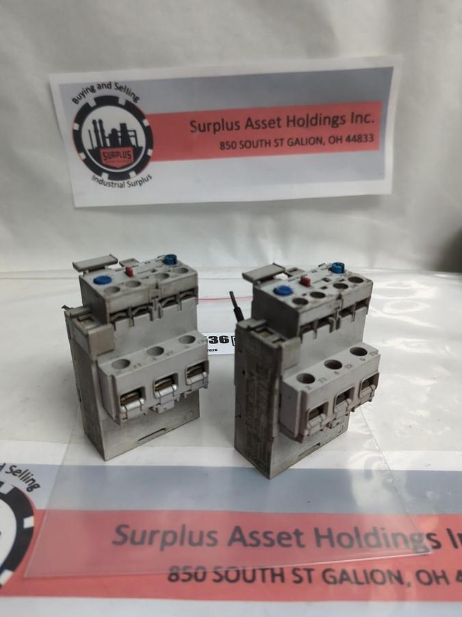 Used ALLEN BRADLEY,193-EB1DB,OVERLOAD RELAY SERIES B 1.0-2.9A LOT OF 2 PRE-OWNED