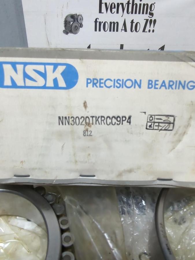 NSK,NN3020TKRCC9P4,PRECISION CYLINDRICAL ROLLER BEARING NOS
